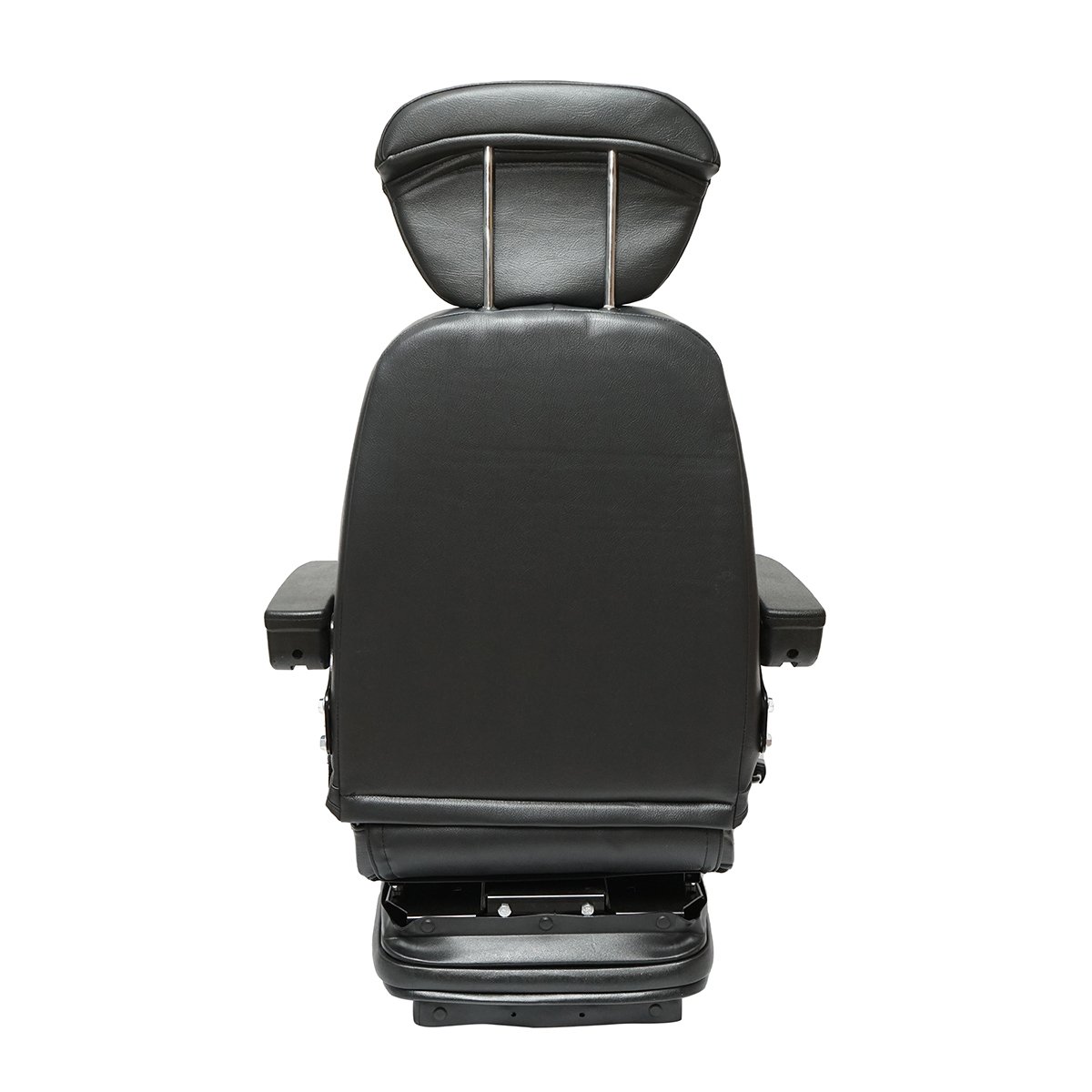 Scaun universal reglabil pentru tractor cu centura de siguranta, cotiere si suspensie mecanica 840x600mm